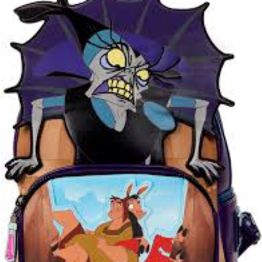 NWT - Loungefly The Emperor's New Groove Yzma Villain Scene Backpack